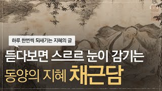 10분 만에 잠드는 동양의 지혜서 채근담 菜根譚  천년의 지혜가 녹아 있는 처신서  오디오북 [upl. by Hamas]