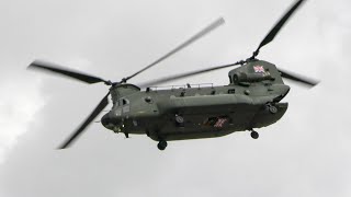 RAF Chinook Display at RIAT 2024 [upl. by Fabrice]