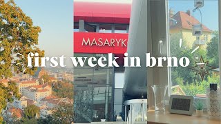 first week as a med student on erasmus  settling in advance studying amp a day trip [upl. by Iborian]