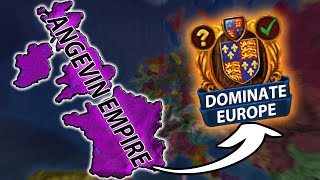 Angevin Empire IS MOST UNIQUE NATION In EU4 [upl. by Saoj]