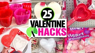 ❤️25 BEST Dollar Tree Valentine HACKS ❤️ GENIUS gifts crafts amp DIY [upl. by Atiuqrahs]