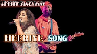 Arijit singh  Heeriye Lyrics Song  Happy Hardy and Heer  Shreya Ghoshal  Himesh R  Vishal [upl. by Ocko]