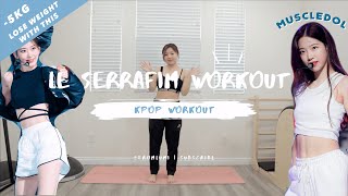 Lose Weight with this INTENSE LE SSERAFIM Workout Routine  kpop workouts [upl. by Anette]