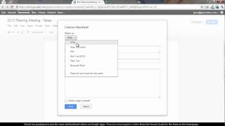 How to Email a Google Doc as an Attachment [upl. by Yrrah]