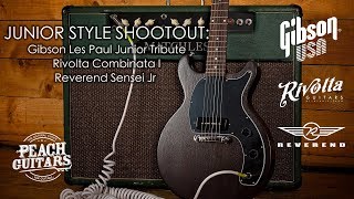 Junior Style Shootout Les Paul Junior Tribute Rivolta Combinata I Sensei Jr [upl. by Etnoek642]