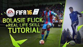 FIFA 16 SKILL MOVES TUTORIAL BOLASIE FLICK TUTORIAL  REAL LIFE SKILL TUTORIAL  TIPS amp TRICKS [upl. by Nelleh]