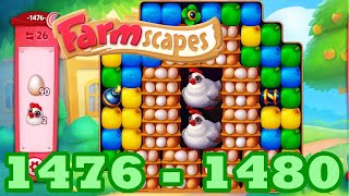 Farmscapes Level 1476  1480 HD Gameplay Walkthrough  3  match game  android  1477  1478  1479 [upl. by Assertal538]