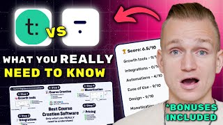 Thinkific vs Teachable 2024 After Ive Tested All The Softwares [upl. by Nerua]