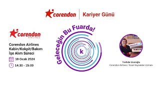 Corendon Airlines KabinKokpitBakım İşe Alım Süreci [upl. by Novak]