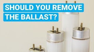 Replacing Fluorescent with LED Light Fixtures  Do you need to remove the ballast [upl. by Absalom]