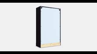 HAVSTA Glassdoor cabinet with plinth 2  WebAR  AR [upl. by Rip]