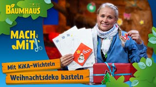 ✂️ Weihnachtsdeko basteln  🎄 Basteln mit Kindern für den Advent  MACH MiT im KiKABaumhaus [upl. by Eisej413]