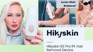 Hikyskin R2 Pro IPL Hair Removal Device PR  how to use it let’s unbox [upl. by Hanley]