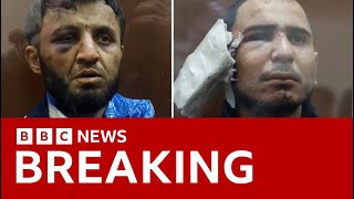 Moscow terror attack  injured suspects appear in court accused of killing 137 people  BBC News [upl. by Eugine771]