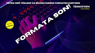 Sistem Geri Yükleme  Formatsız Windows Kurtarma [upl. by Nwatna]