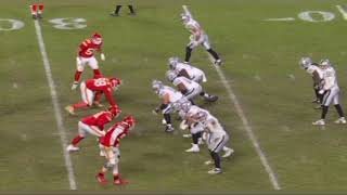 Raiders Miscommunicate On Snap Leads To A Fumble vs Chiefs [upl. by Allimak]