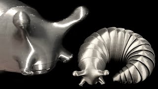 Friendly Articulated Slug  3D Printing TimeLapse  Ender 3 V2 [upl. by Rohn]