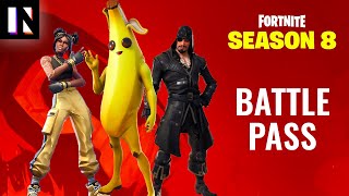 Fortnite Season 8 Battle Pass Skins and Full Overview  Inverse [upl. by Singer542]