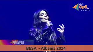 Eurovision In Concert 2024  BESA  Albania [upl. by Fleck507]