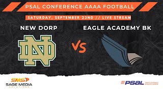 New Dorp vs Eagle Academy BK  9232023  Varsity Football  PSAL Conference AAAA [upl. by Mapes]