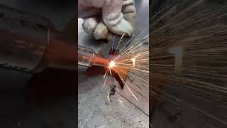 Handheld Laser Welding Machine  HighEfficiency Double Wire Welding for Square Tubes [upl. by Anirok]