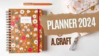 Planner 2024 Review ACraft  Guia dos Planners Papelaria News [upl. by Nahtaneoj134]