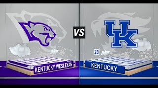 20242025  Kentucky Basketball  Kentucky vs Kentucky Wesleyan exh [upl. by Neened]