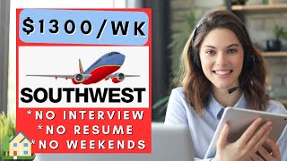 Southwest is Hiring Multiple Remote Jobs No Interview No Resume No Phone Work From Home Jobs 2024 [upl. by Yttam]