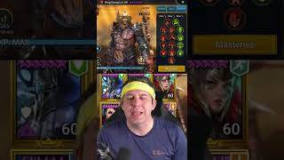 THIS DUDE SMACKS KING GAROG GOT BUFFED HELL HADES DAMAGE TEST Shorts  Raid Shadow Legends [upl. by Muhammad774]