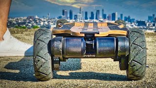 2023 OffRoad Electric Skateboard with cOiLovEr SHoCks [upl. by Senaj]