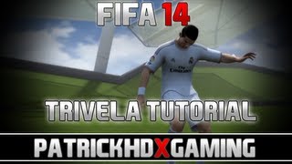 FIFA 14  Trivela Shot Tutorial  Outside Foot Shot  InDepth  Controls  by PatrickHDxGaming [upl. by Cully11]