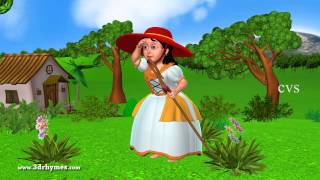 Little Bo Peep has Lost her Sheep  3D Animation English Nursery rhymes for children [upl. by Diraj]