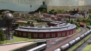 One of the largest HO scale model railroad layouts by Marklin in Germany [upl. by Claudian]