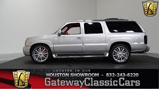 2004 Cadillac Escalade ESV Gateway Classic Cars 885 Houston Showroom [upl. by Biancha]