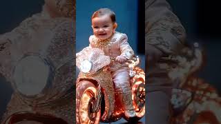 Cute babies fashion showcutebaby cutefashion ai runwayaifashionshow [upl. by Ettelra359]