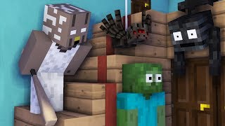 Monster School  GRANNY GAME CHALLENGE  Minecraft Animation [upl. by Yslehc]