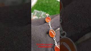 Natural Carnelian Bracelet  contact on 919898955292  Mautik Sadiwala  wwwzowawicom [upl. by Eecrad]