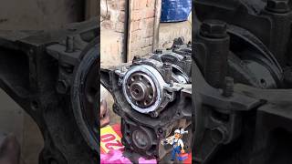 Crankshaft oil seal replacement engine mechanic workshop shorts viralshorts [upl. by Jehiah]