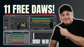 Best Free DAWs For Windows  Music Production Software [upl. by Dickman]