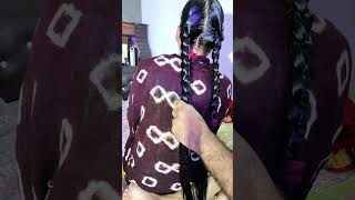 Longhair braid pulling and playing rapunzel viralvideo pulling [upl. by Cicily753]