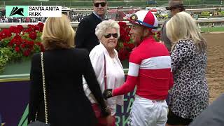 Kings River Knight wins the Crystal Water Stakes on Sunday May 28 at Santa Anita Park [upl. by Meuse244]