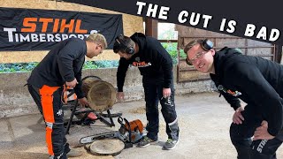 We Trained with STIHL TIMBERSPORTS TEAM GB  This is what happened [upl. by Siraved223]