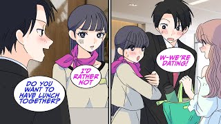 Manga Dub When the receptionist met my cute sister she suddenly RomCom [upl. by Evangelia]