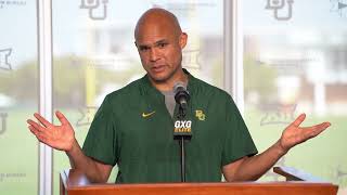 Presser Dave Aranda Preview Big 12 Opener vs Colorado [upl. by Ainuj]