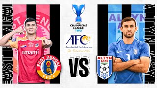 AFC Champions League 2  Preliminary Qualifier  East Bengal FC vs FC Altyn Asyr  14 Aug 2024 [upl. by Wehhtam559]