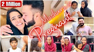 Mashura Is PREGNANT🤰 Family REACTIONS 🤩  Mashura  Basheer Bashi  Suhana [upl. by Zink]