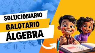 📝 Solucionario ejercicio 01  Balotario de Álgebra [upl. by Garzon]