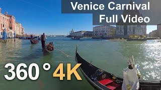 360° Carnival of Venice Italy 4К video [upl. by Serena800]