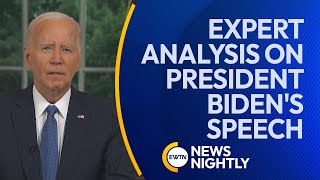 Expert Analysis on President Bidens Speech  EWTN News Nightly [upl. by Ruberta]