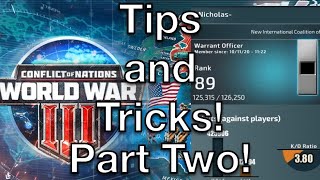 Conflict of Nations WW3  Tips and Tricks  How to Play Better 2 [upl. by Vedis]